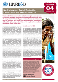 Sanitation and Social Protection: A Human Rights-Based Approach (Issue Brief 4)